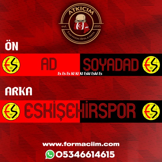 Eskişehirspor Kişiye Özel Şal Atkı