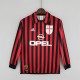 A.C Milan 99/00  İç Saha Uzun Kollu Retro Forması