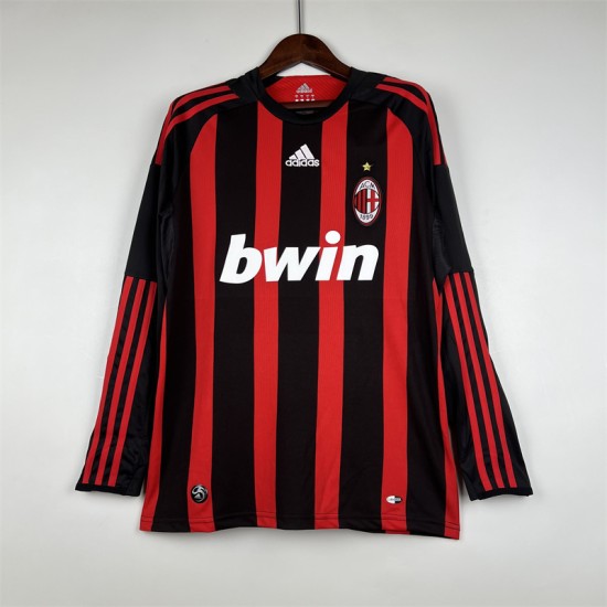A.c Milan 08-09 İç Saha Uzun Kollu Retro Forması