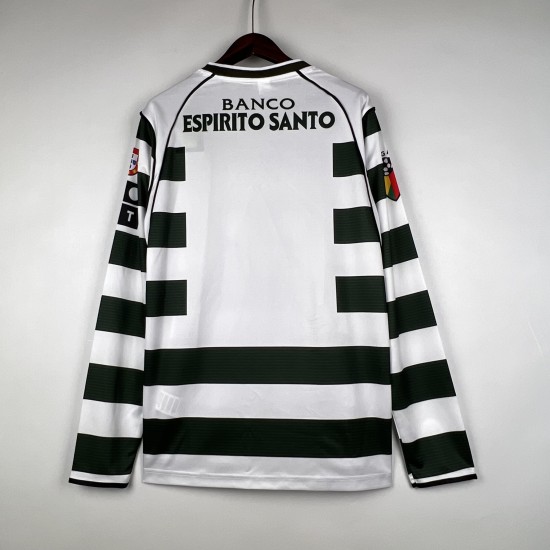 Sporting Lisbon 01/03 İç Saha Uzun Kollu Retro Forması