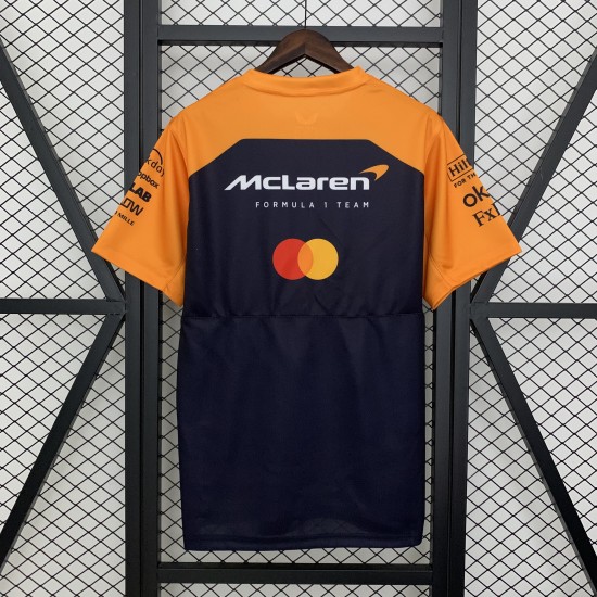 McLaren 2023 Dynamic T-Shirt, 100% Cotone Biologico, Stampa Team F1
