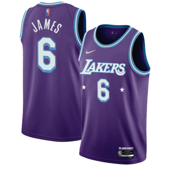 Los Angeles Lakers Lebron James City Edition Diamond Forma